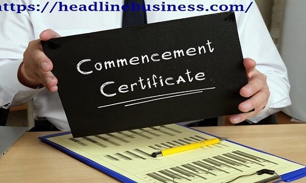 Certificate of Commencement of Business