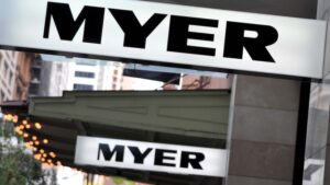Myer posts $276m annual loss on 'weak' consumer spending, ASX edges higher, NAB hit by IT outage — as it happened