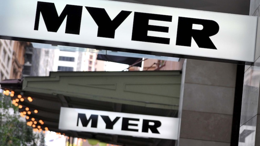 Myer posts $276m annual loss on ‘weak’ consumer spending, ASX edges higher, NAB hit by IT outage — as it happened