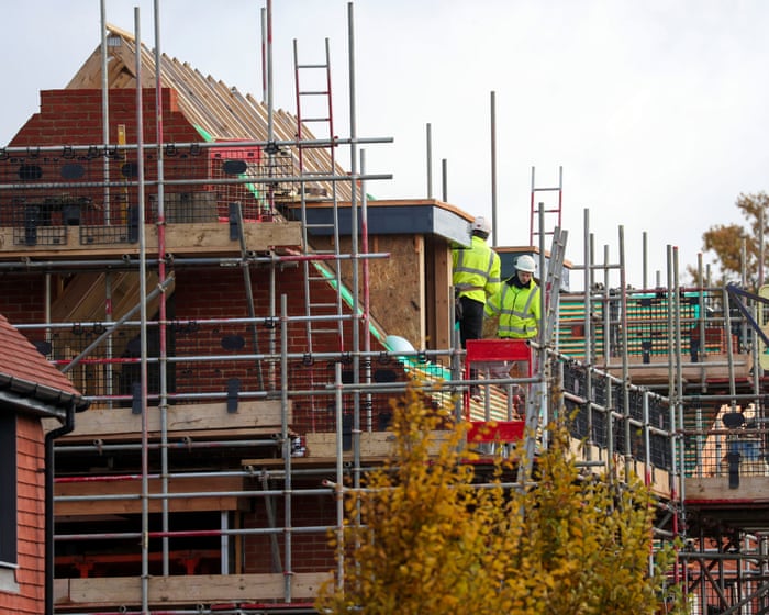 UK housebuilder’s stocks surge on new homes scheme for first-time buyers – business live